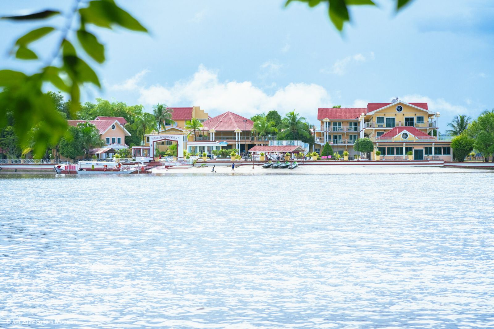 Island resort on the Essequibo